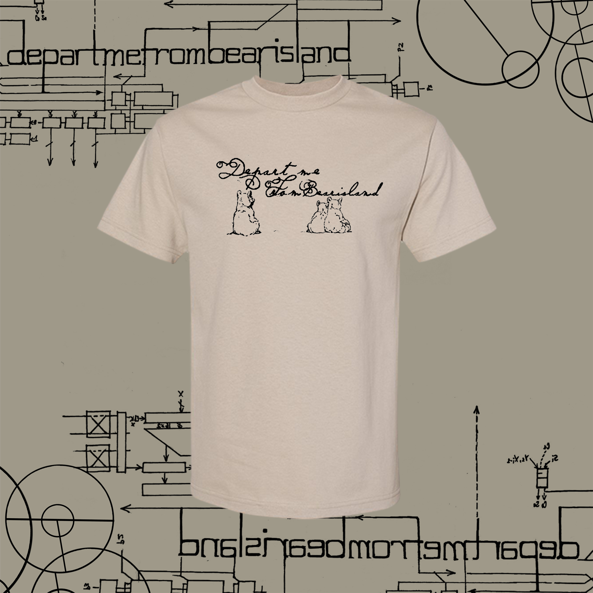 "Bear Island" Tee Sand SHIPPING JUNE 15TH
